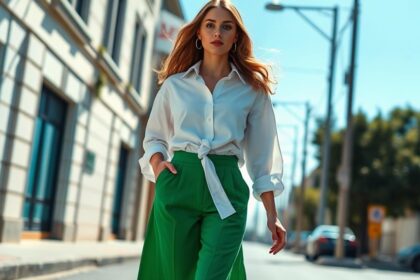 Jaki kolor bluzki do zielonych spodni? Najlepsze barwy