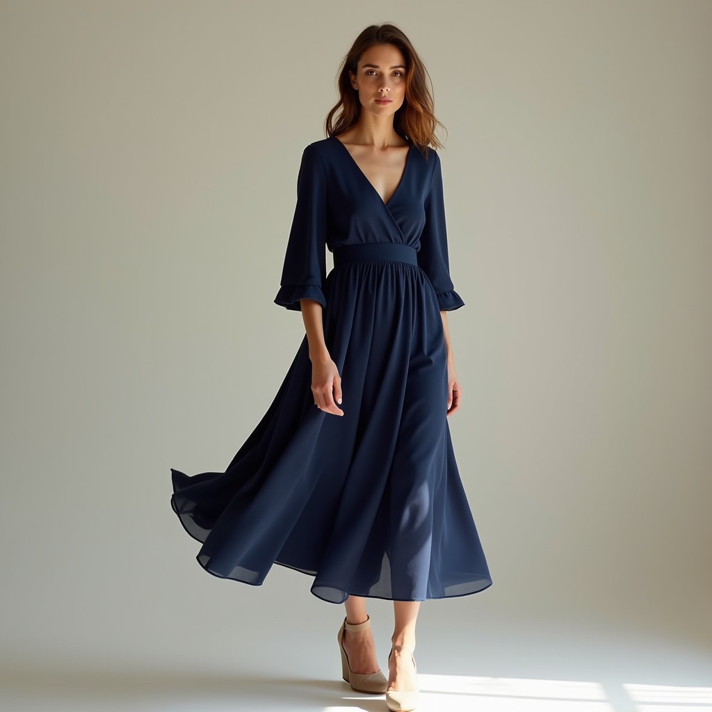 Jaka sukienka na duży brzuch? Odkryj sprawdzone fasony i triki stylizacyjne, które wysmuklą sylwetkę i zapewnią komfort. Poczuj się pewnie i pięknie! 2