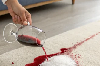 Jak usunąć plamy z czerwonego wina z dywanu i kanapy