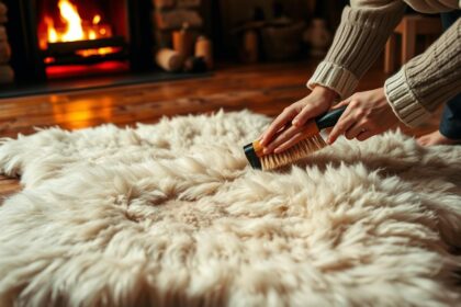 jak prać skórę owczą