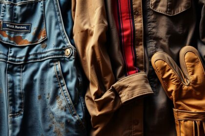 jak prać ubrania robocze