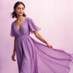 jakie buty do fioletowej sukienki