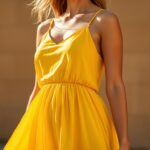 jakie buty do żółtej sukienki