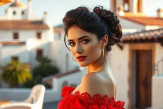 sukienka hiszpanka jak nosić