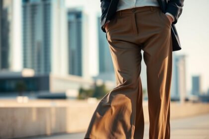 Jak nosić szerokie spodnie