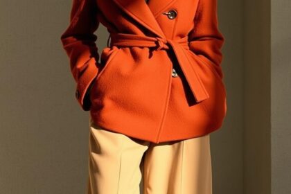 Jaki płaszcz do szerokich spodni