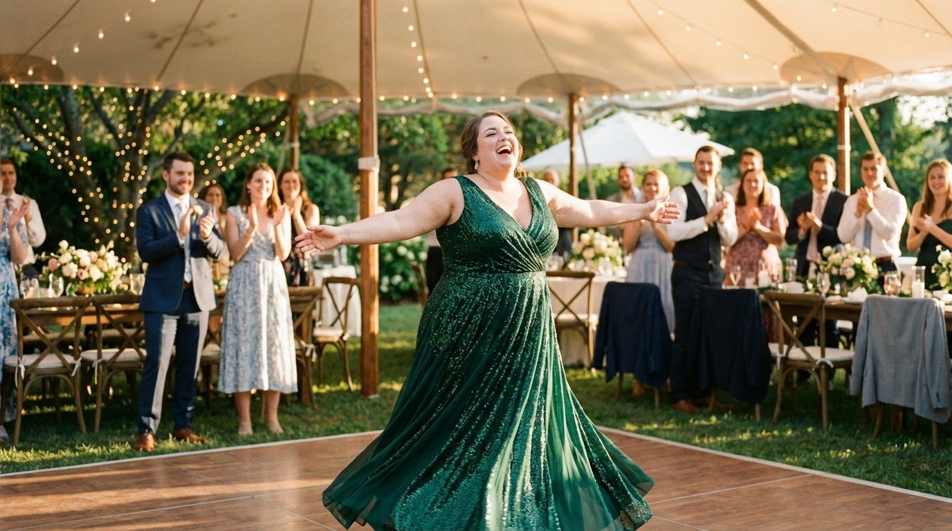 Eleganckie sukienki na wesele dla mamy puszystej