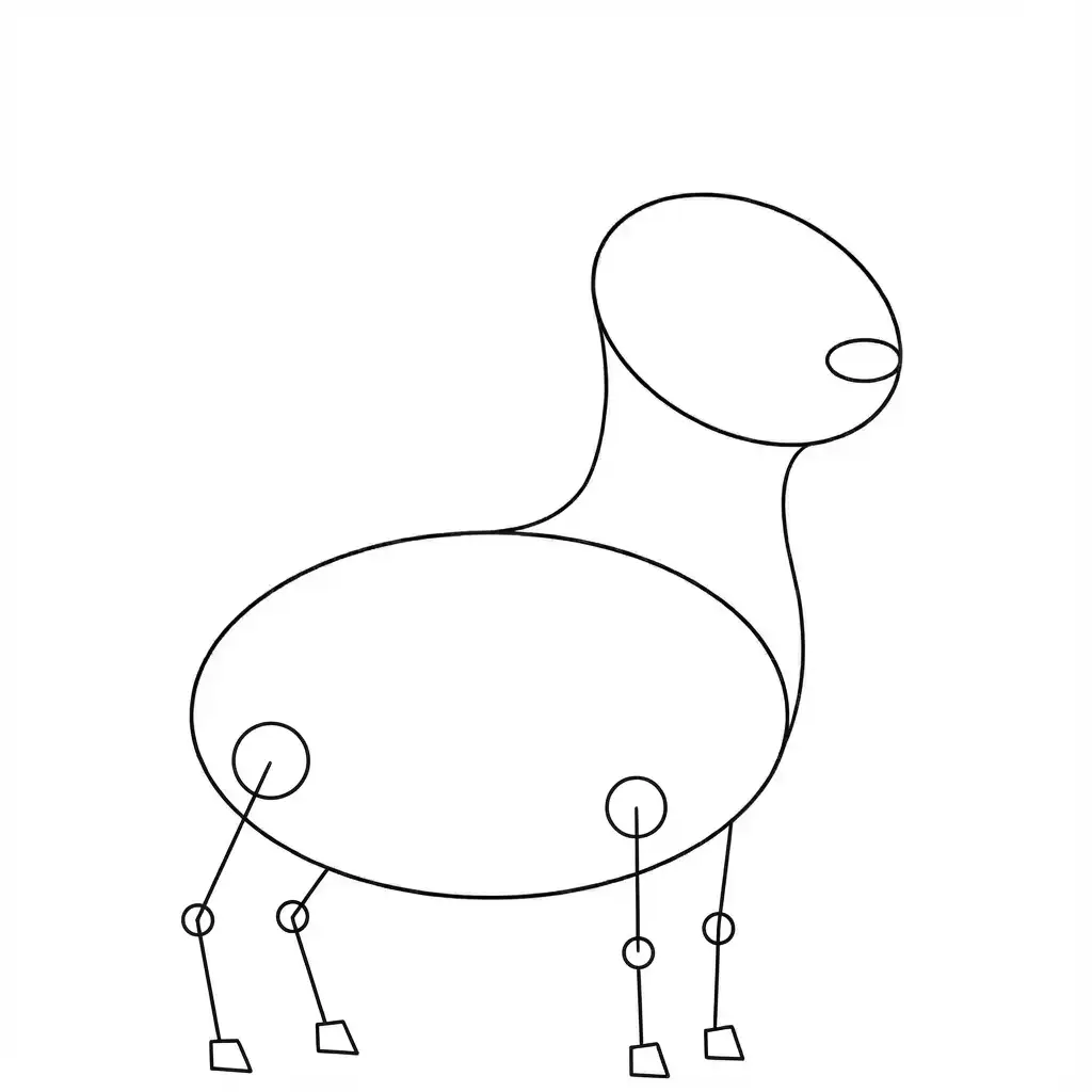 jak narysować Renifera