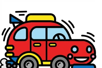 Jak narysować Szybki samochód - krok 8