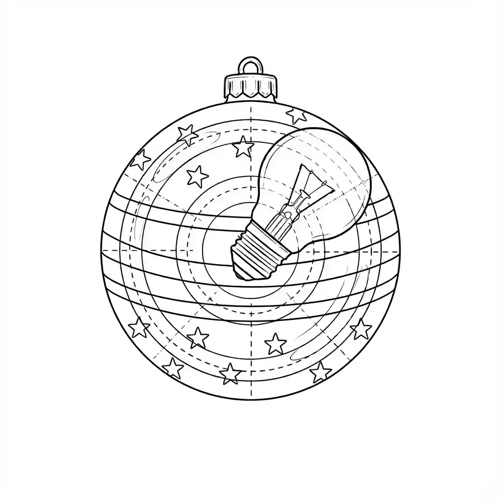 jak narysować Bombkę